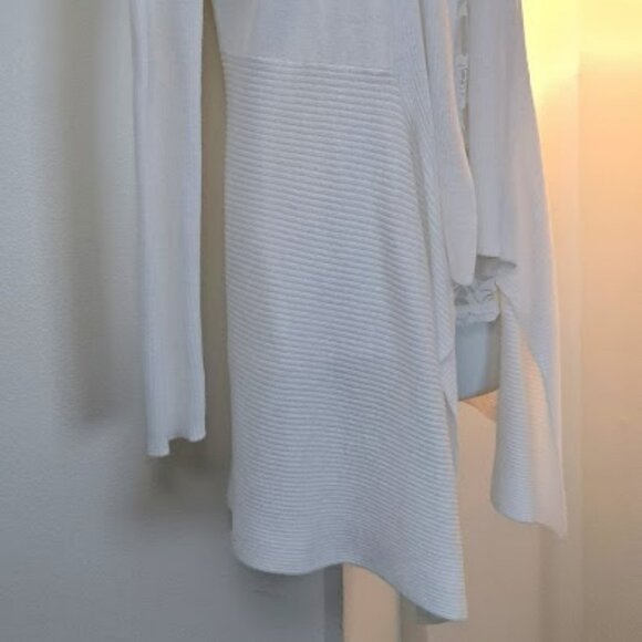 White asynmetrical cardigan Colori Small - Picture 6 of 12